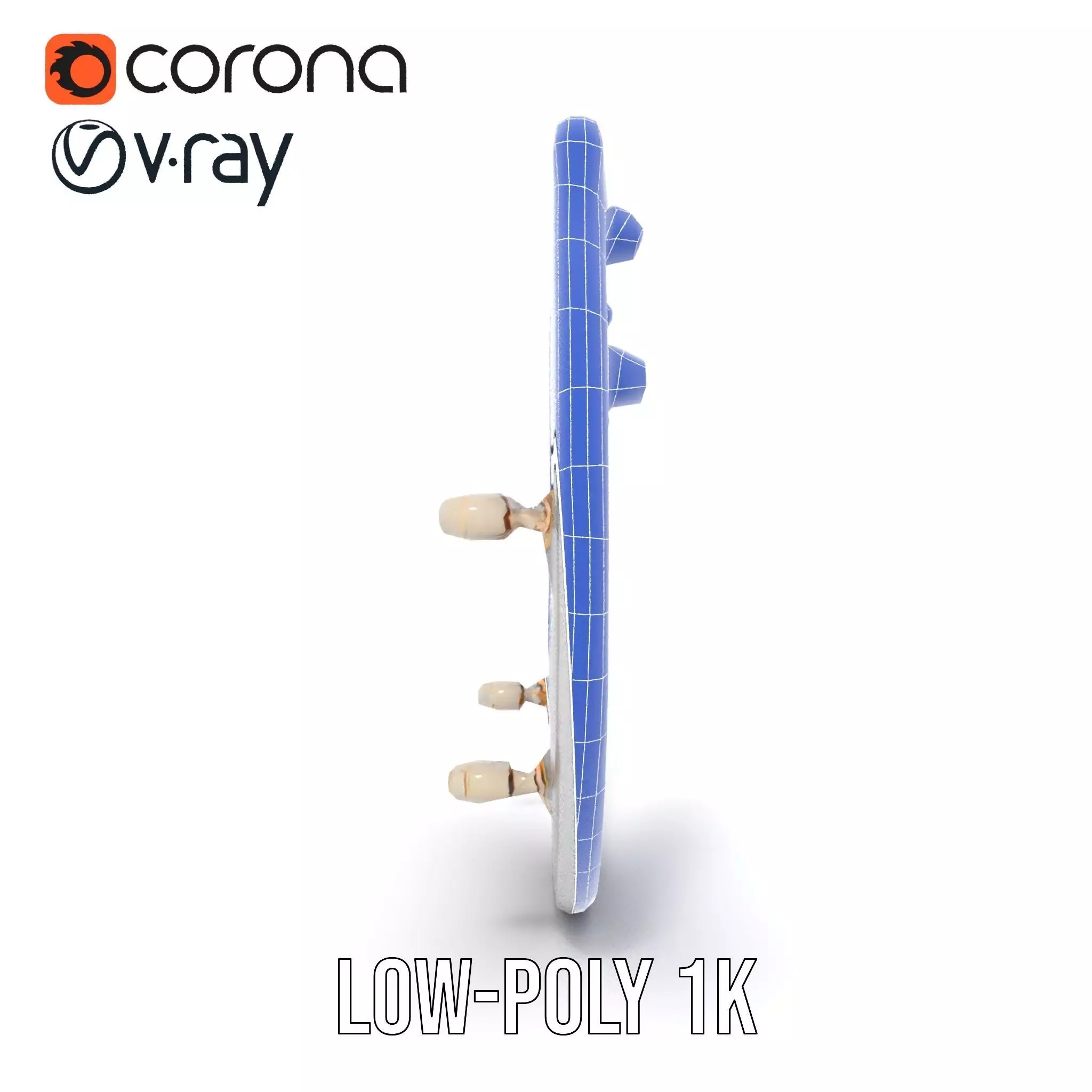 Rustic Horseshoe model pack Low-poly 3D model_16