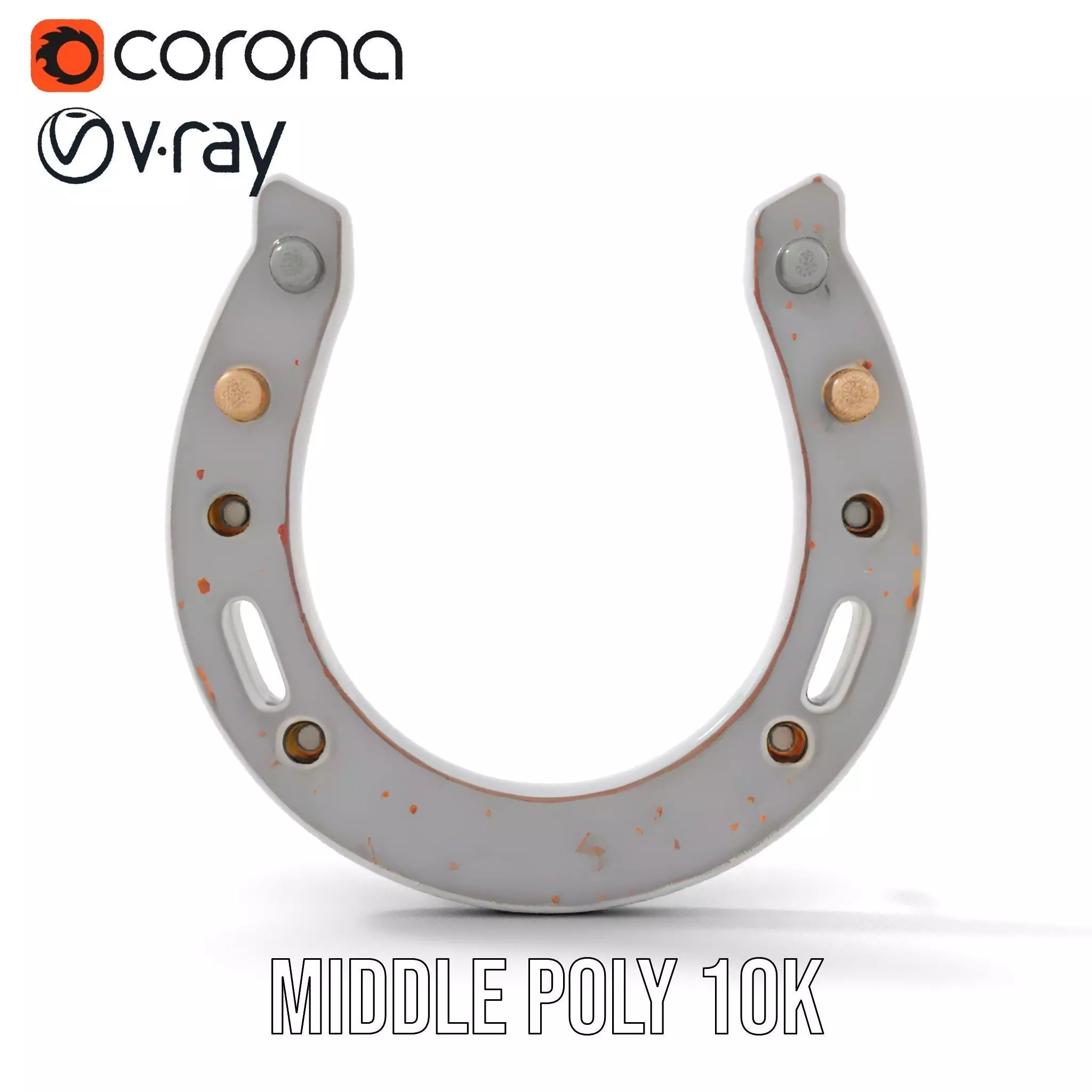 Rustic Horseshoe model pack Low-poly 3D model_18