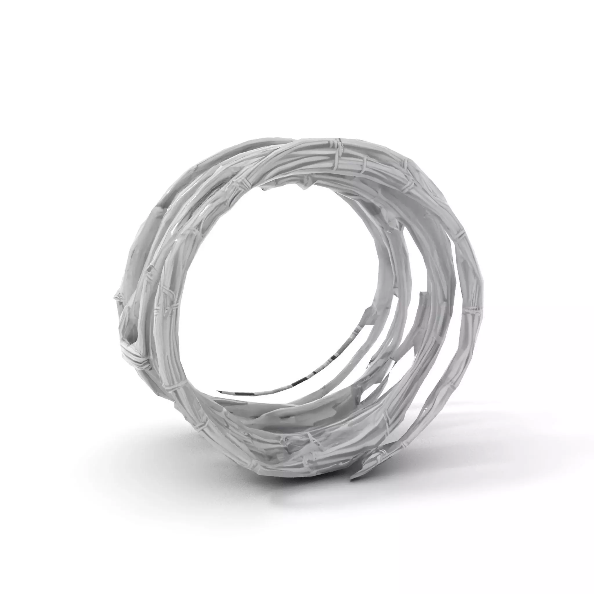 Steel Barbed Wire model pack Low-poly 3D model_12