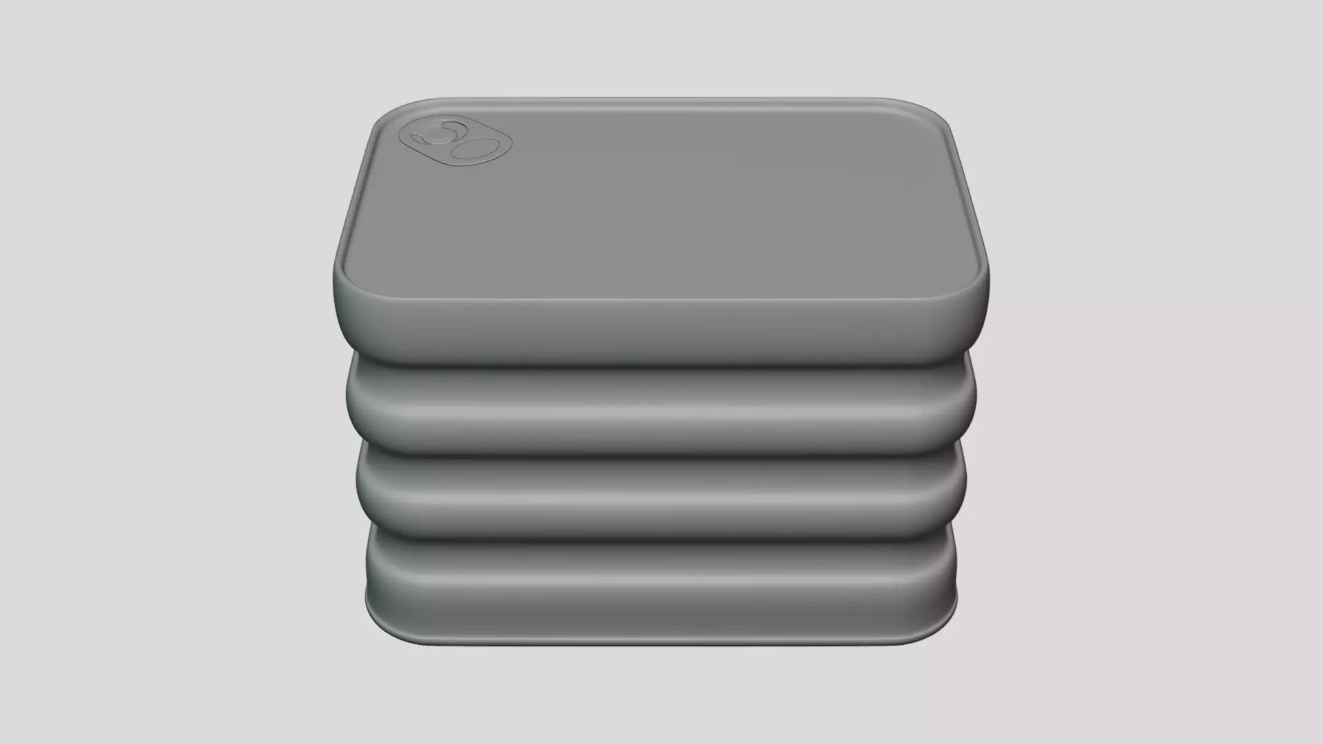 Can Ring - Geometry Only No Textures No Materials 3D model_3