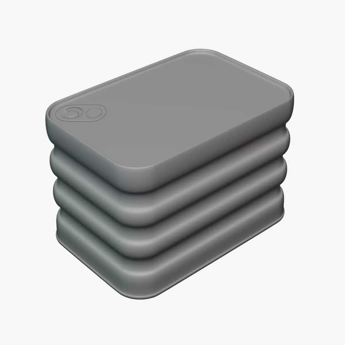 Can Ring - Geometry Only No Textures No Materials 3D model_6