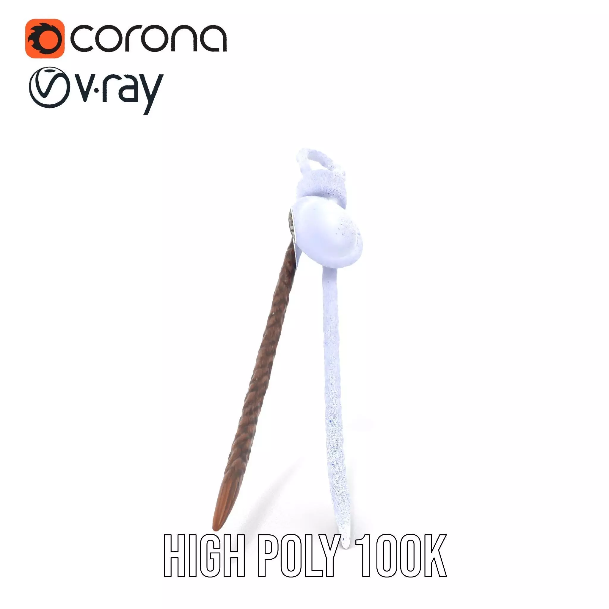 Turquoise Leather Bolo Tie model pack Low-poly 3D model_34