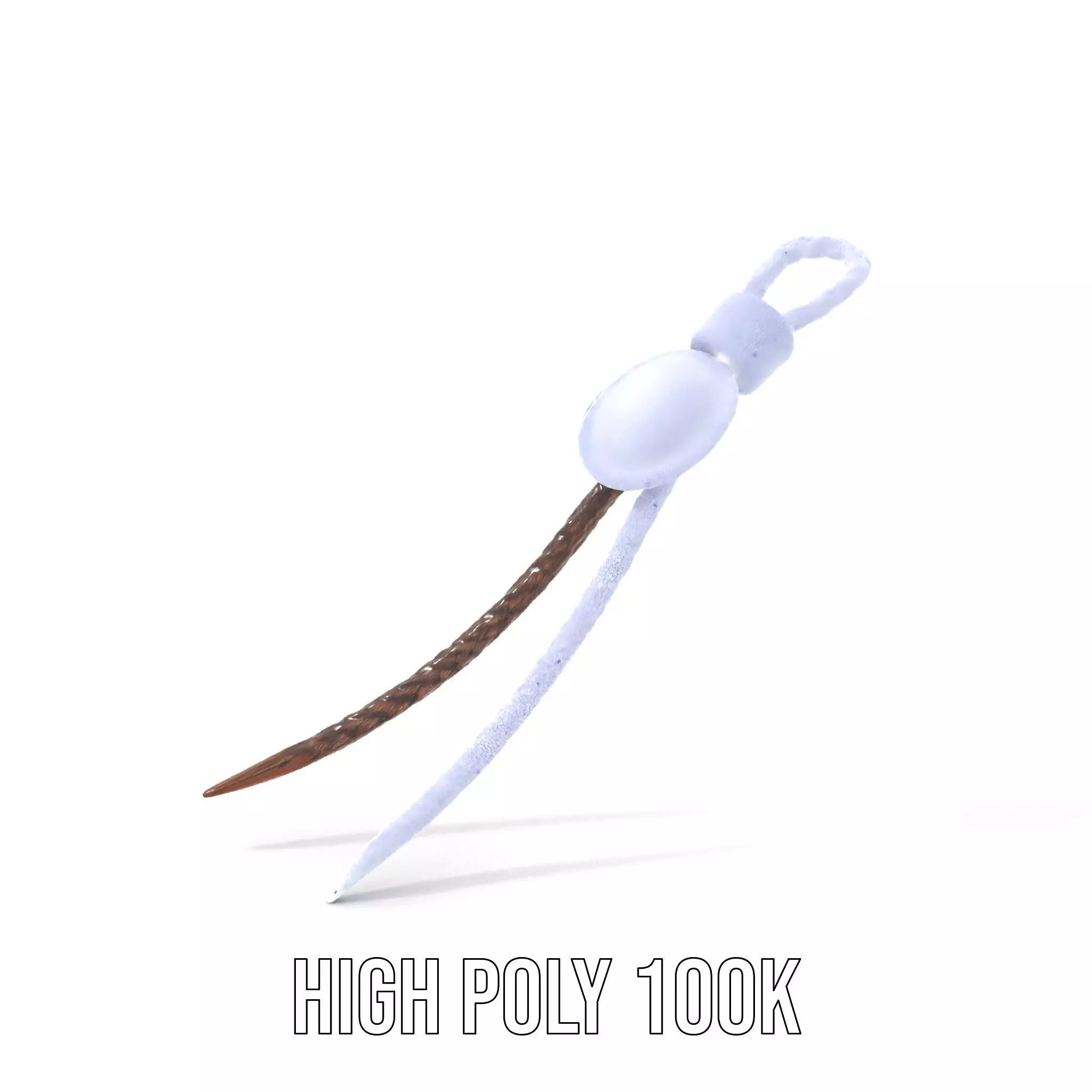 Turquoise Leather Bolo Tie model pack Low-poly 3D model_4