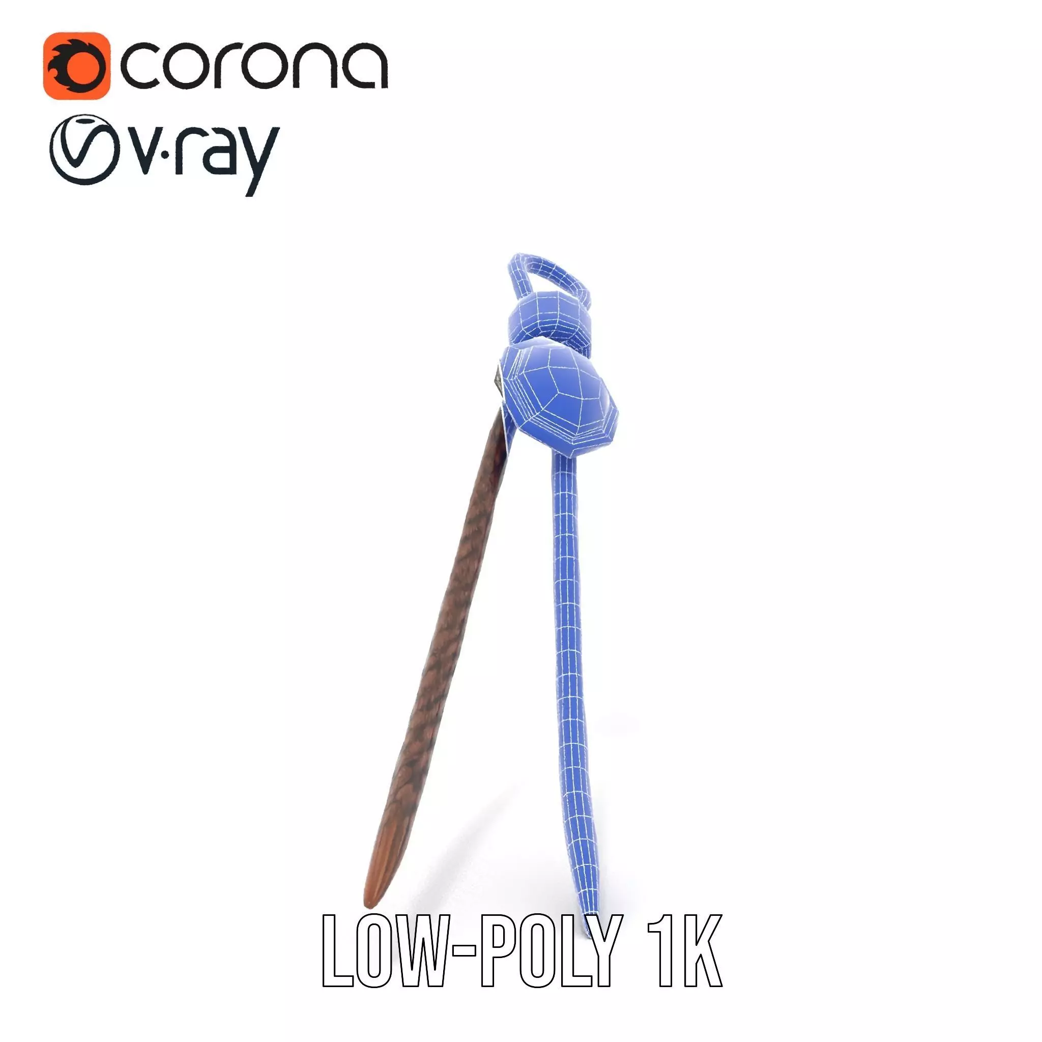 Turquoise Leather Bolo Tie model pack Low-poly 3D model_25