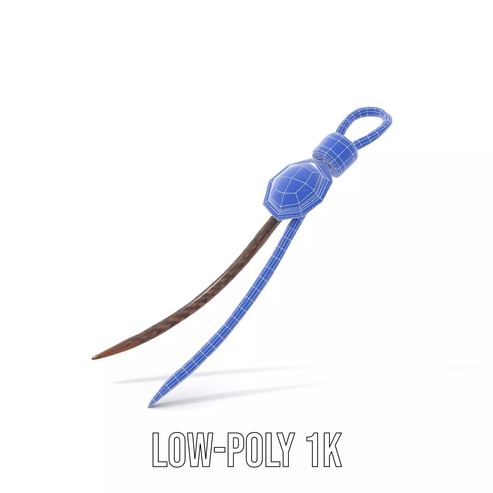 Turquoise Leather Bolo Tie model pack Low-poly 3D model_28