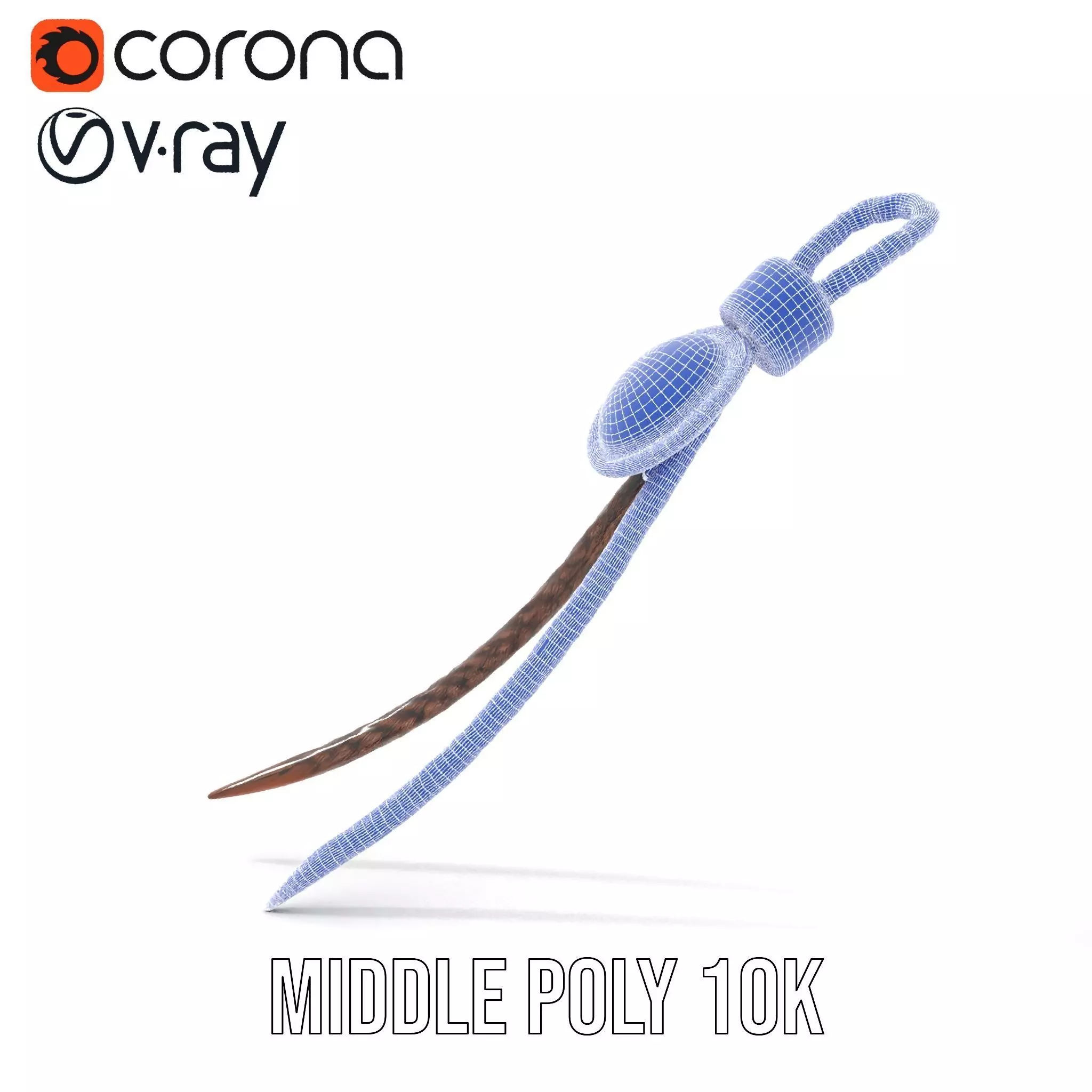 Turquoise Leather Bolo Tie model pack Low-poly 3D model_19