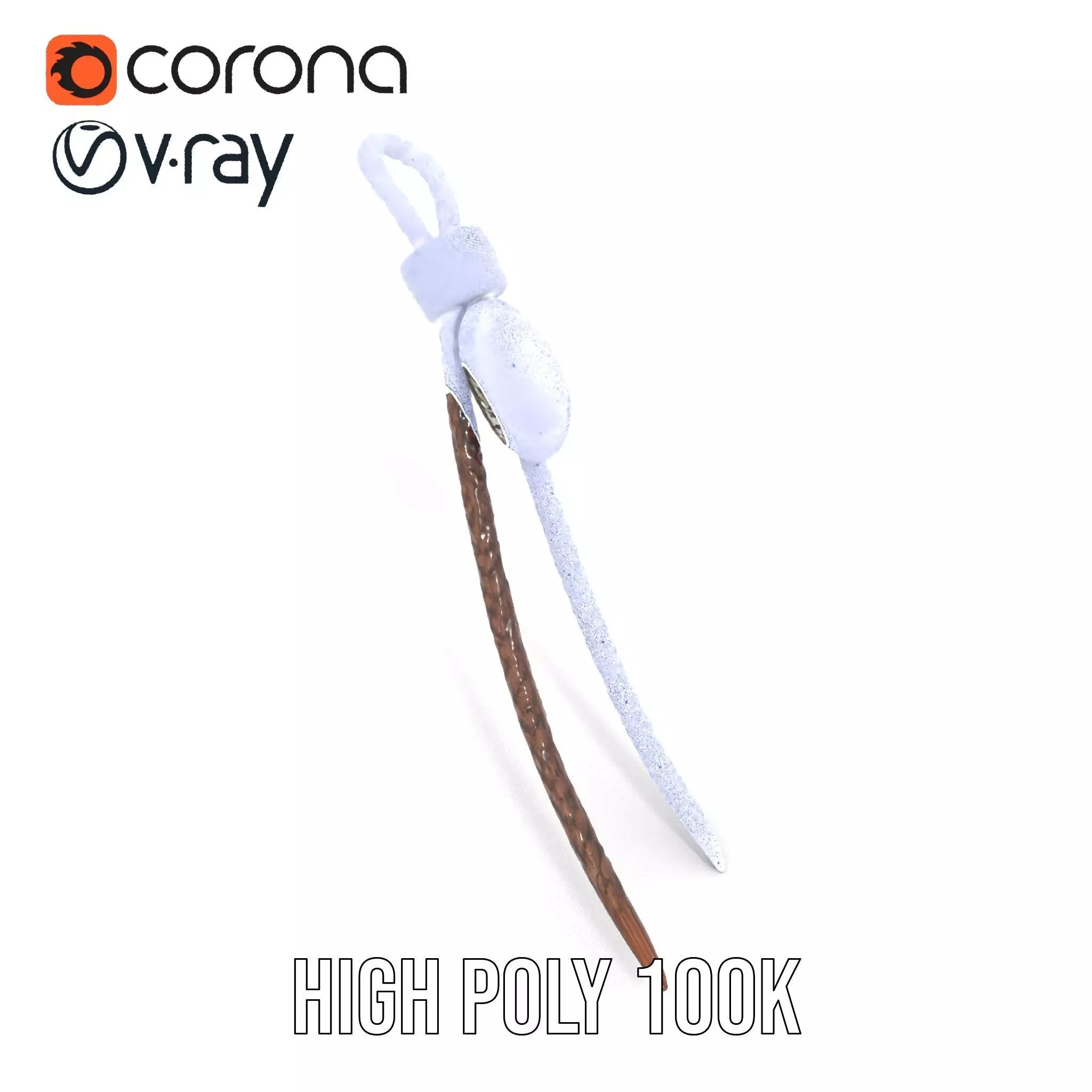 Turquoise Leather Bolo Tie model pack Low-poly 3D model_33