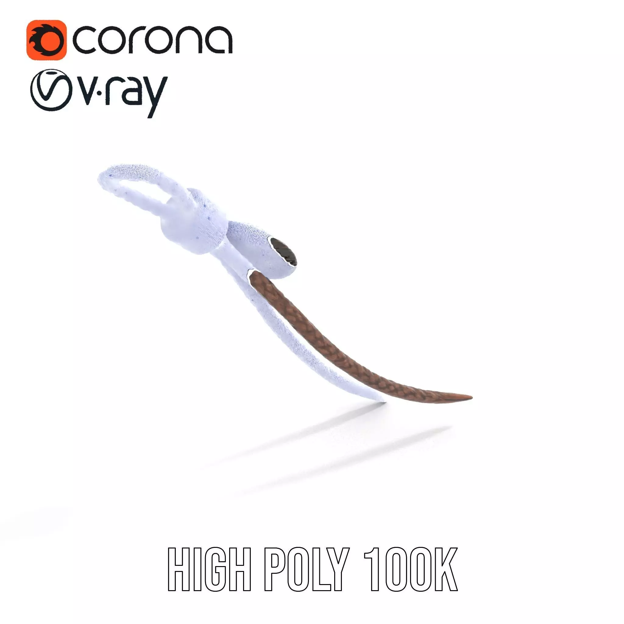 Turquoise Leather Bolo Tie model pack Low-poly 3D model_29