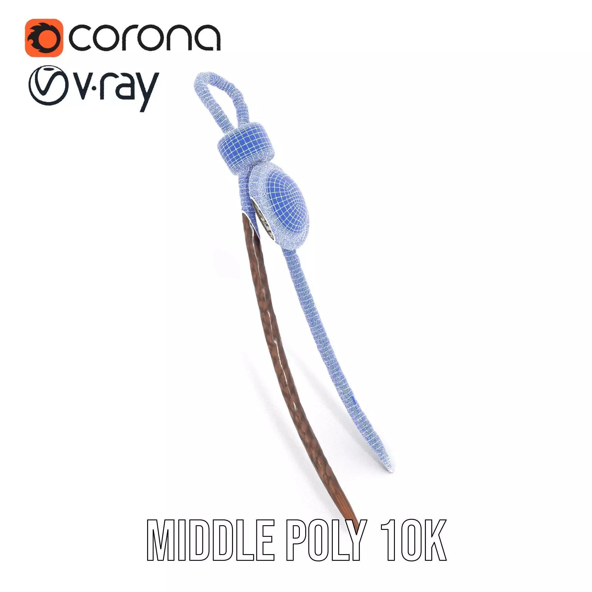 Turquoise Leather Bolo Tie model pack Low-poly 3D model_22