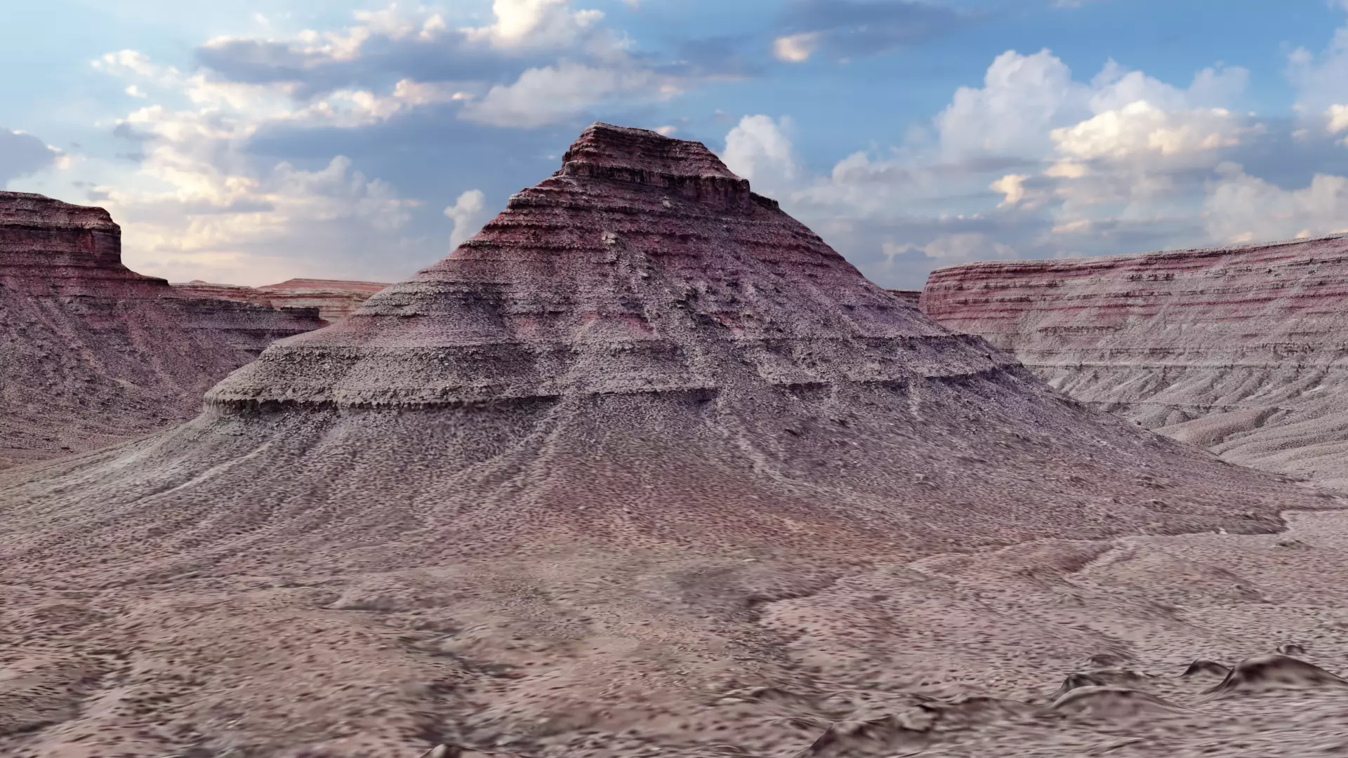 Ancient Dry River Multipurpose 3D Terrain Model 3D model_2