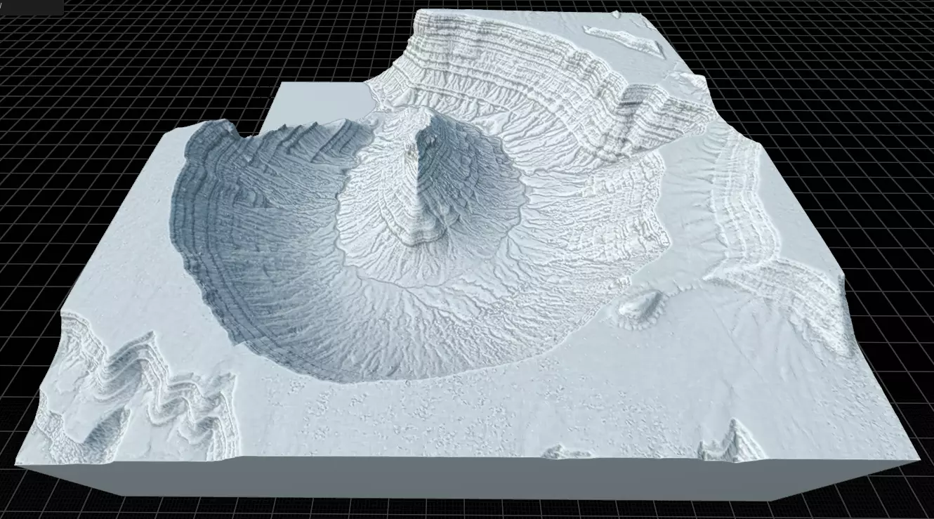 Ancient Dry River Multipurpose 3D Terrain Model 3D model_23