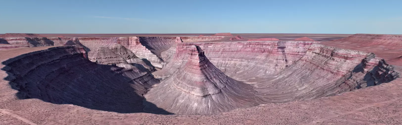 Ancient Dry River Multipurpose 3D Terrain Model 3D model_1