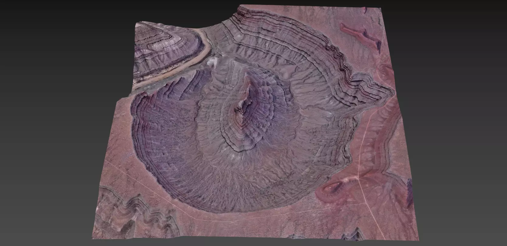 Ancient Dry River Multipurpose 3D Terrain Model 3D model_29