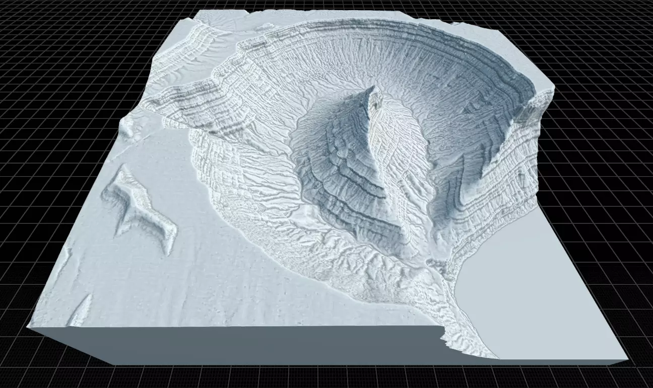 Ancient Dry River Multipurpose 3D Terrain Model 3D model_21