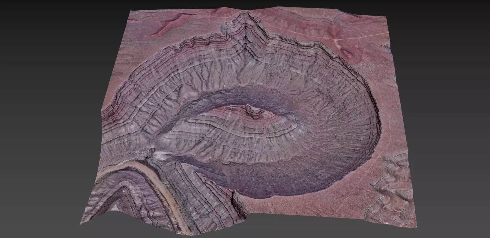 Ancient Dry River Multipurpose 3D Terrain Model 3D model_26