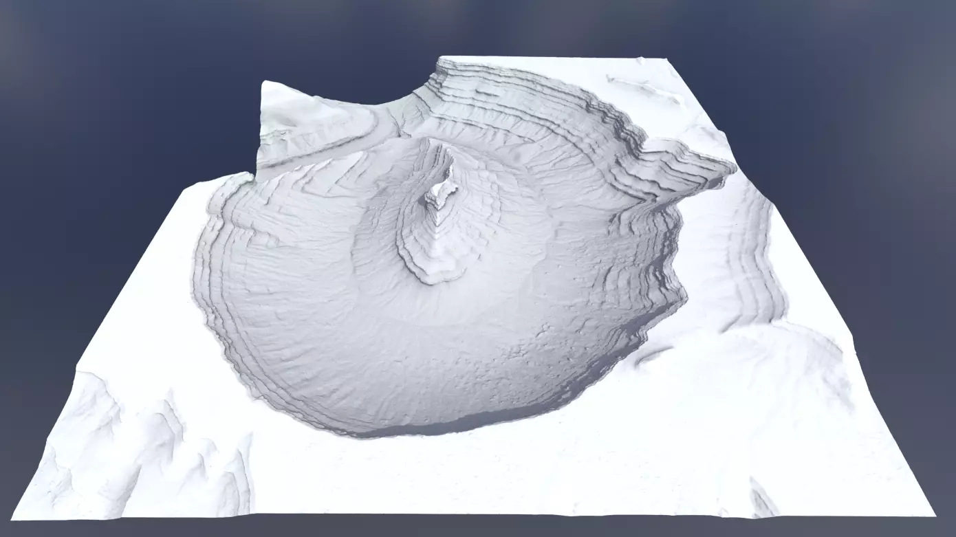 Ancient Dry River Multipurpose 3D Terrain Model 3D model_17