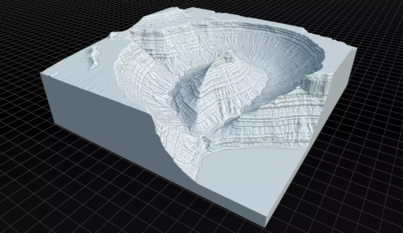 Ancient Dry River Multipurpose 3D Terrain Model 3D model_24