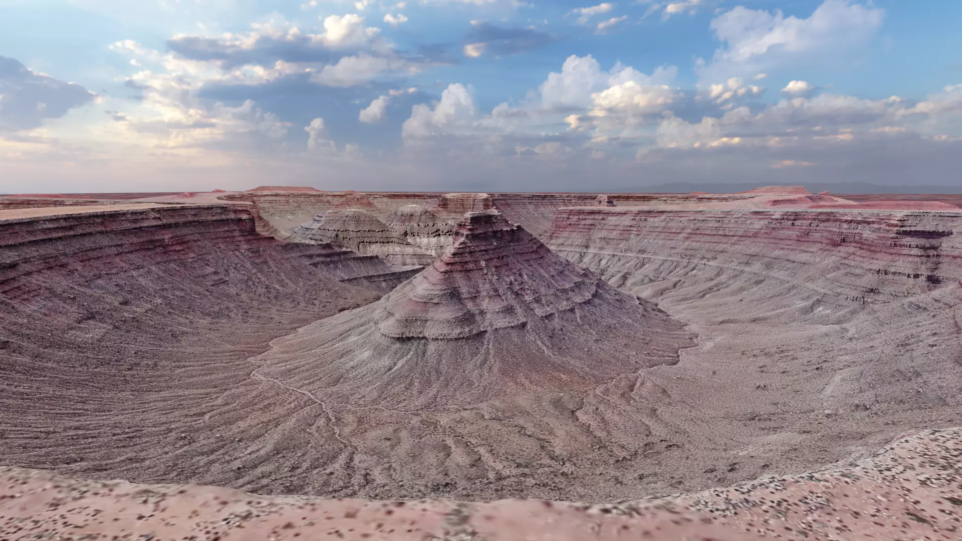 Ancient Dry River Multipurpose 3D Terrain Model 3D model_4