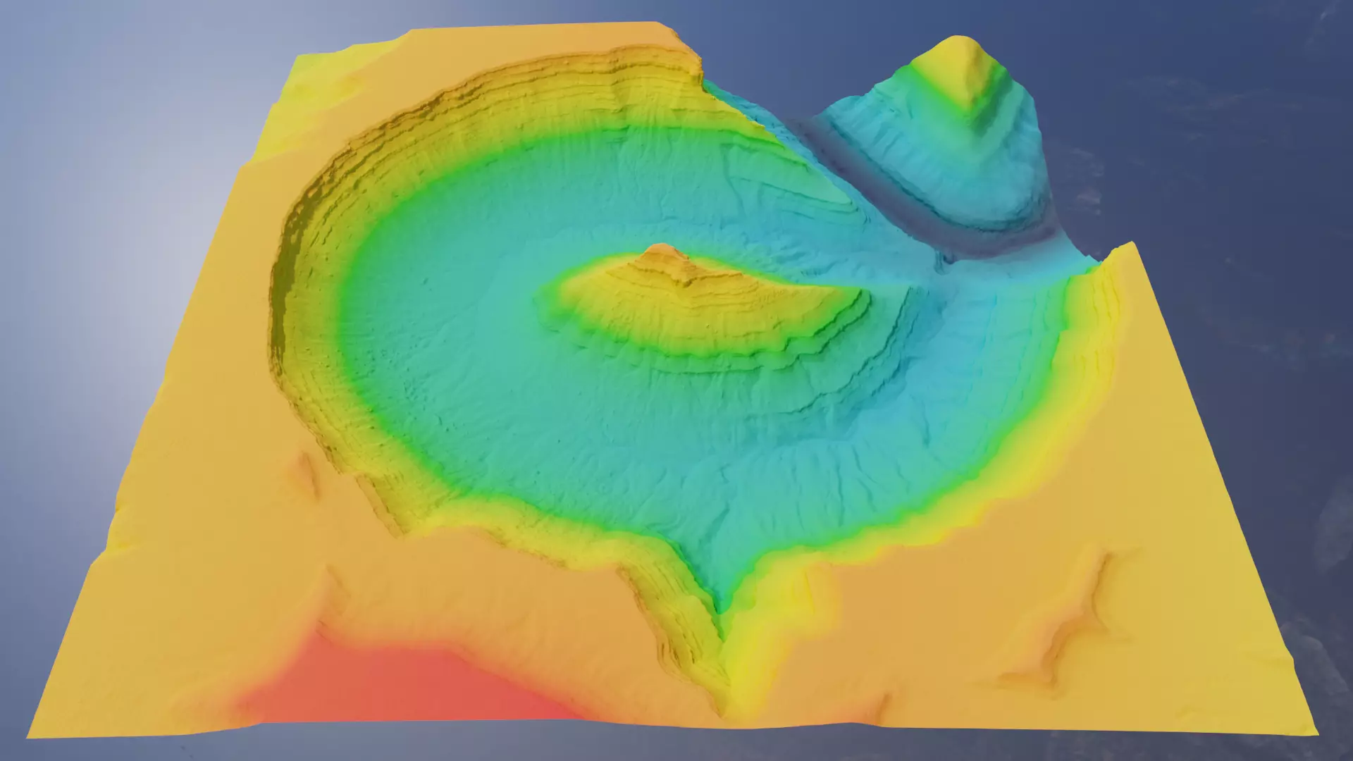 Ancient Dry River Multipurpose 3D Terrain Model 3D model_8