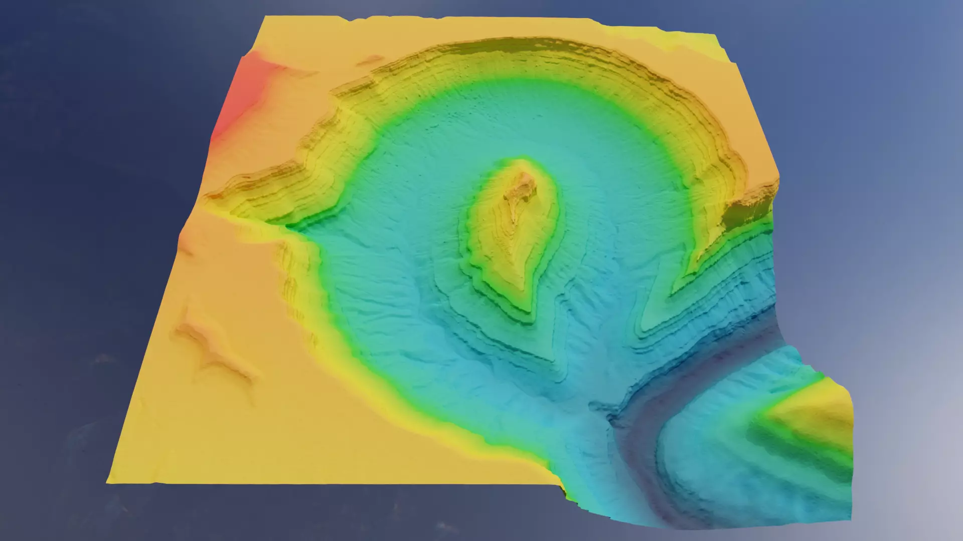 Ancient Dry River Multipurpose 3D Terrain Model 3D model_9