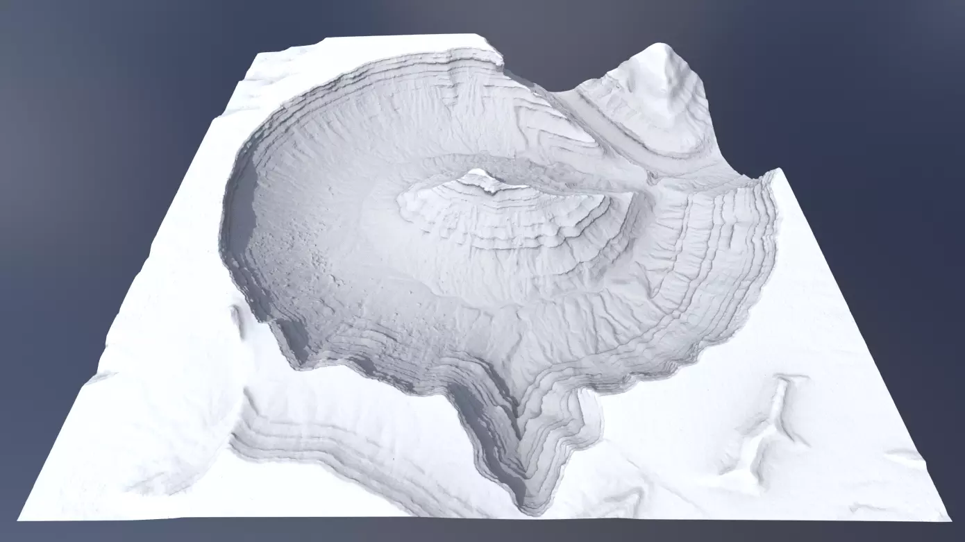 Ancient Dry River Multipurpose 3D Terrain Model 3D model_18