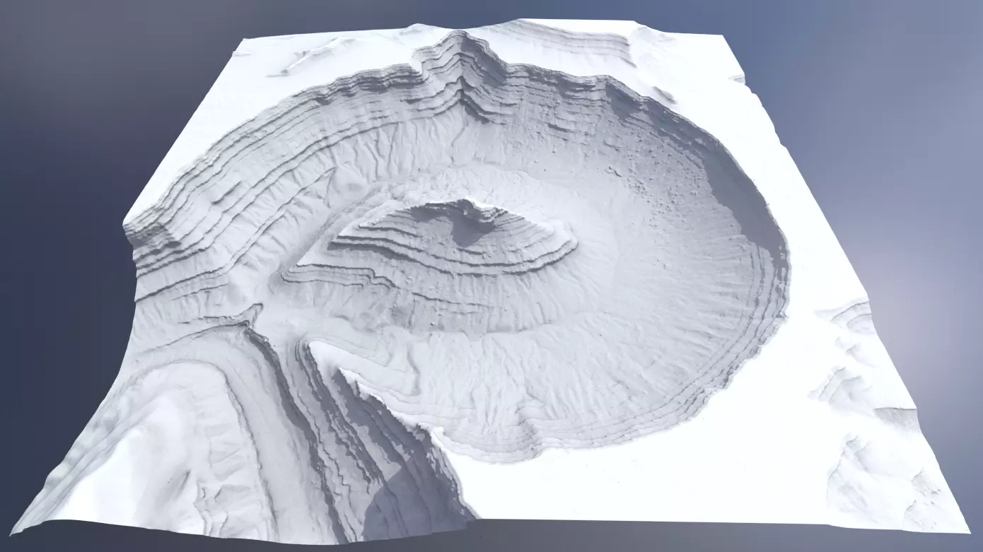 Ancient Dry River Multipurpose 3D Terrain Model 3D model_20