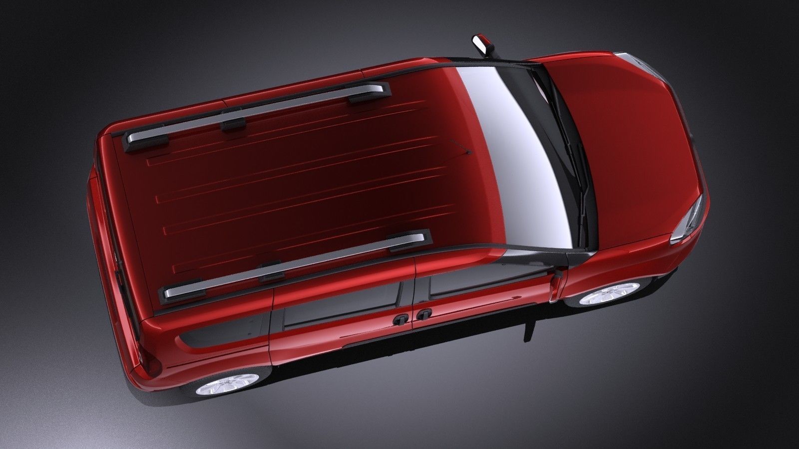 Fiat Doblo Passenger 2015 VRAY 3D model_7