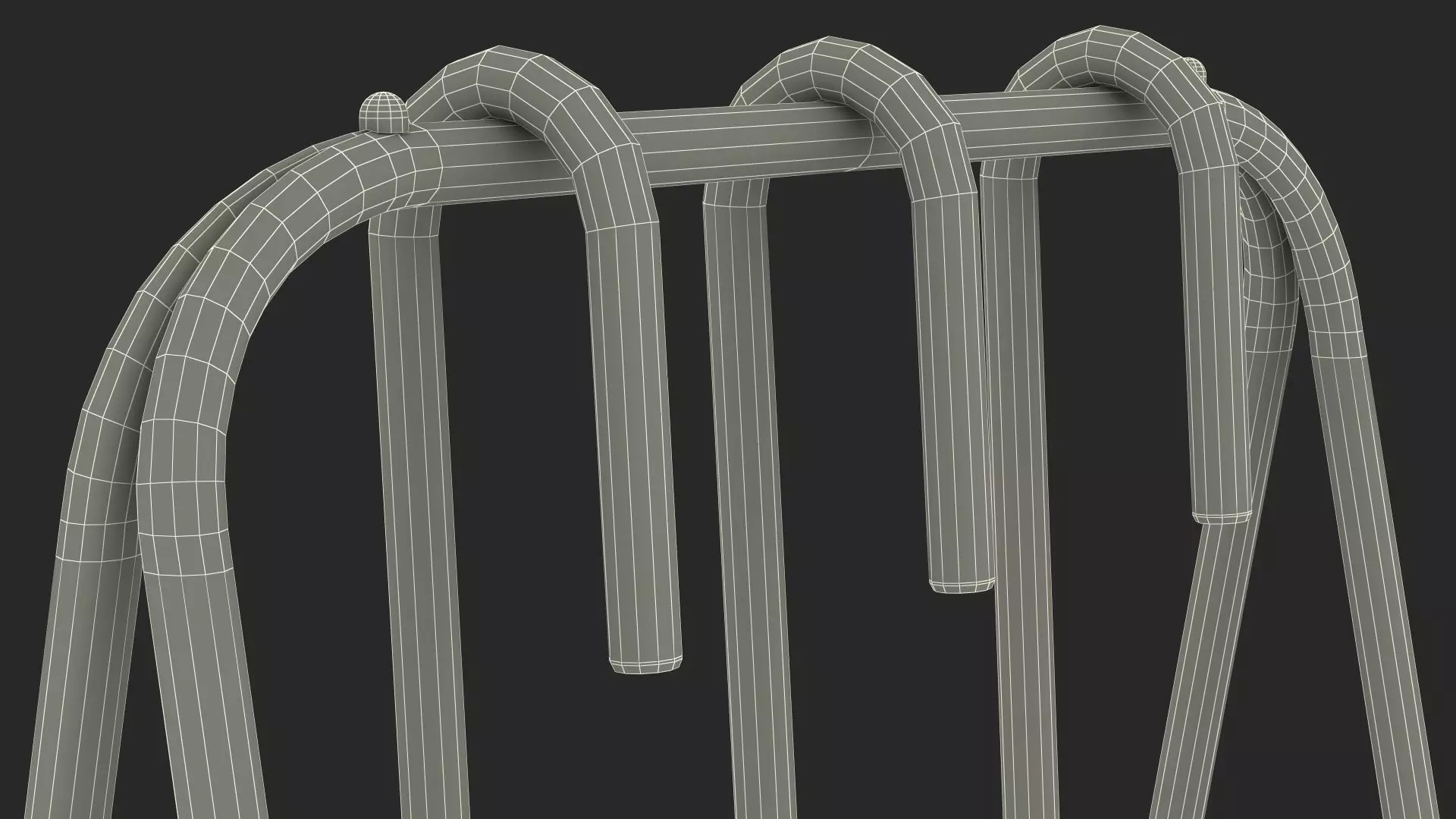 Port Fireplace Tools Brass 3D model_29