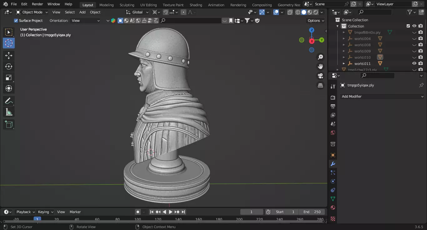 Medieval British Soldier Pawn Chess Piece 3D print model_4