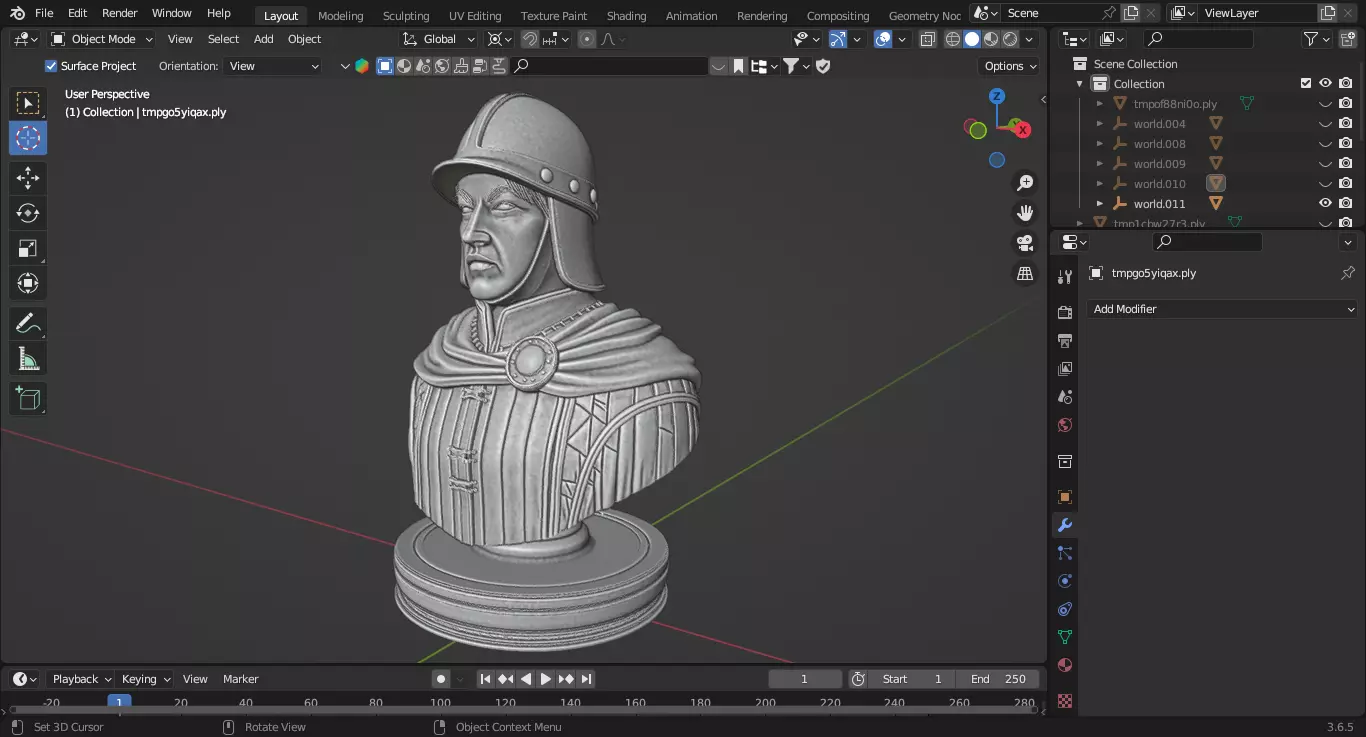 Medieval British Soldier Pawn Chess Piece 3D print model_1