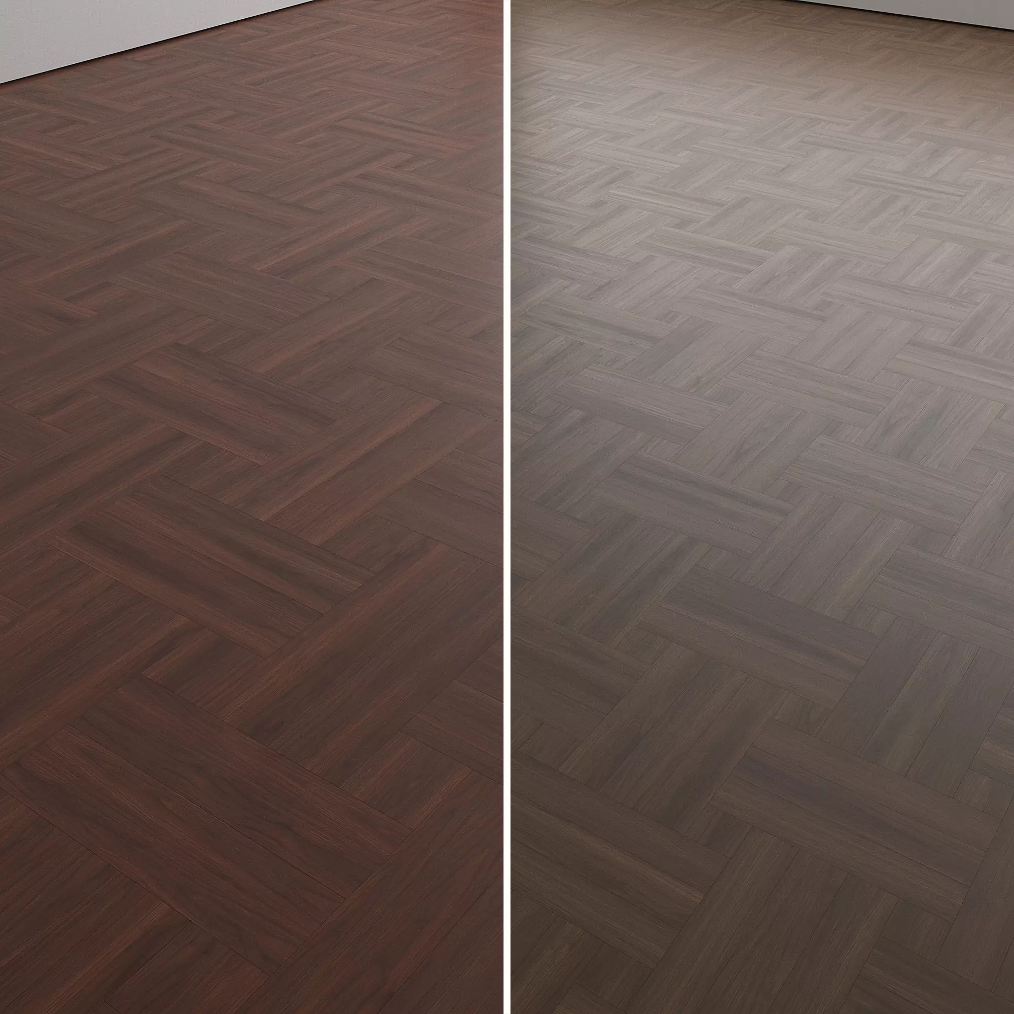 Walnut Wood Flooring and Parquet Set 03 Texture_4