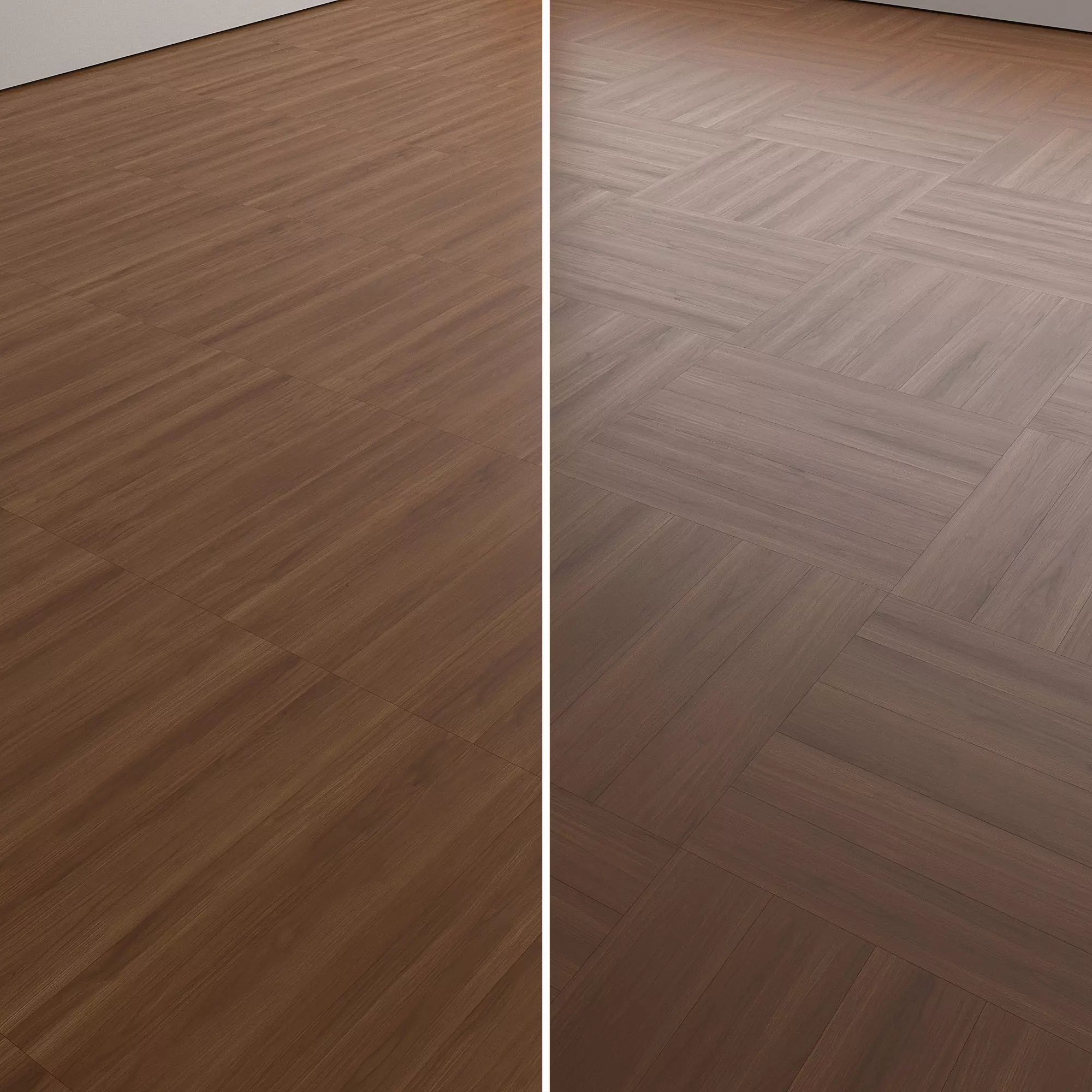 Walnut Wood Flooring and Parquet Set 03 Texture_3
