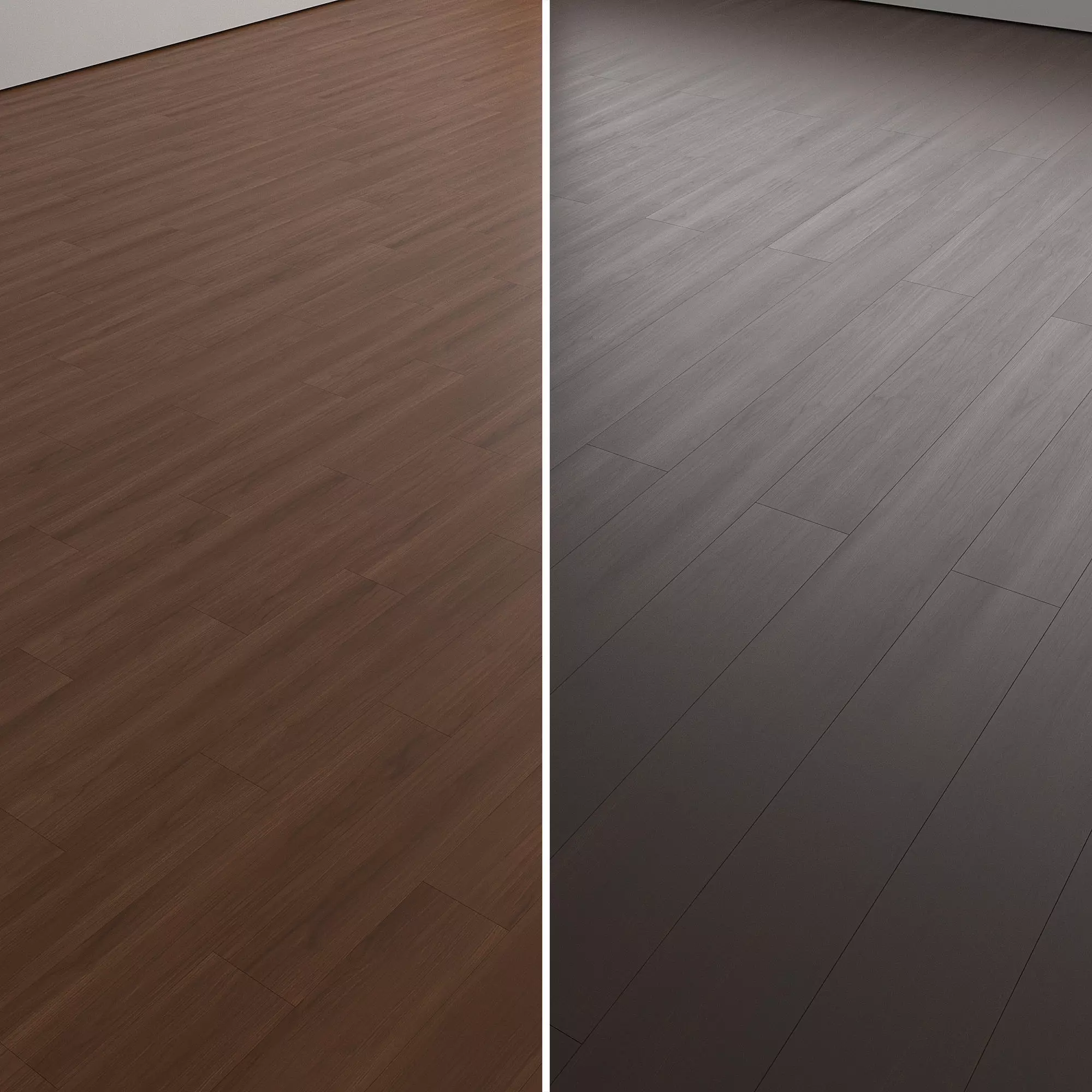 Walnut Wood Flooring and Parquet Set 03 Texture_2