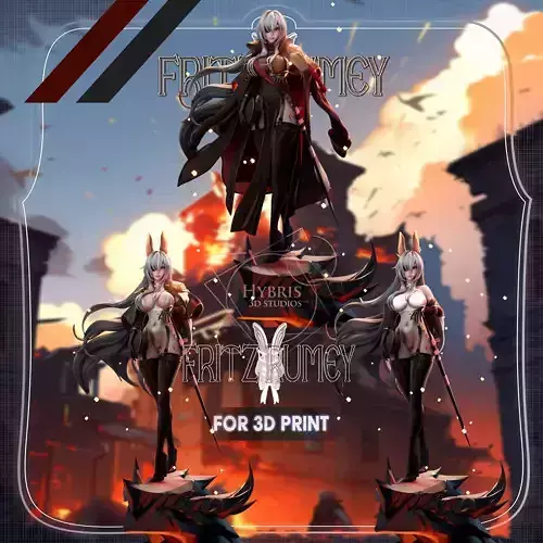 KSM Fritz Rumey from Azur Lane Commercial Package