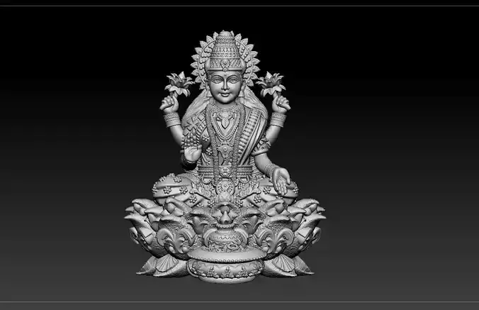 Laxmi Mata 3D print model 
