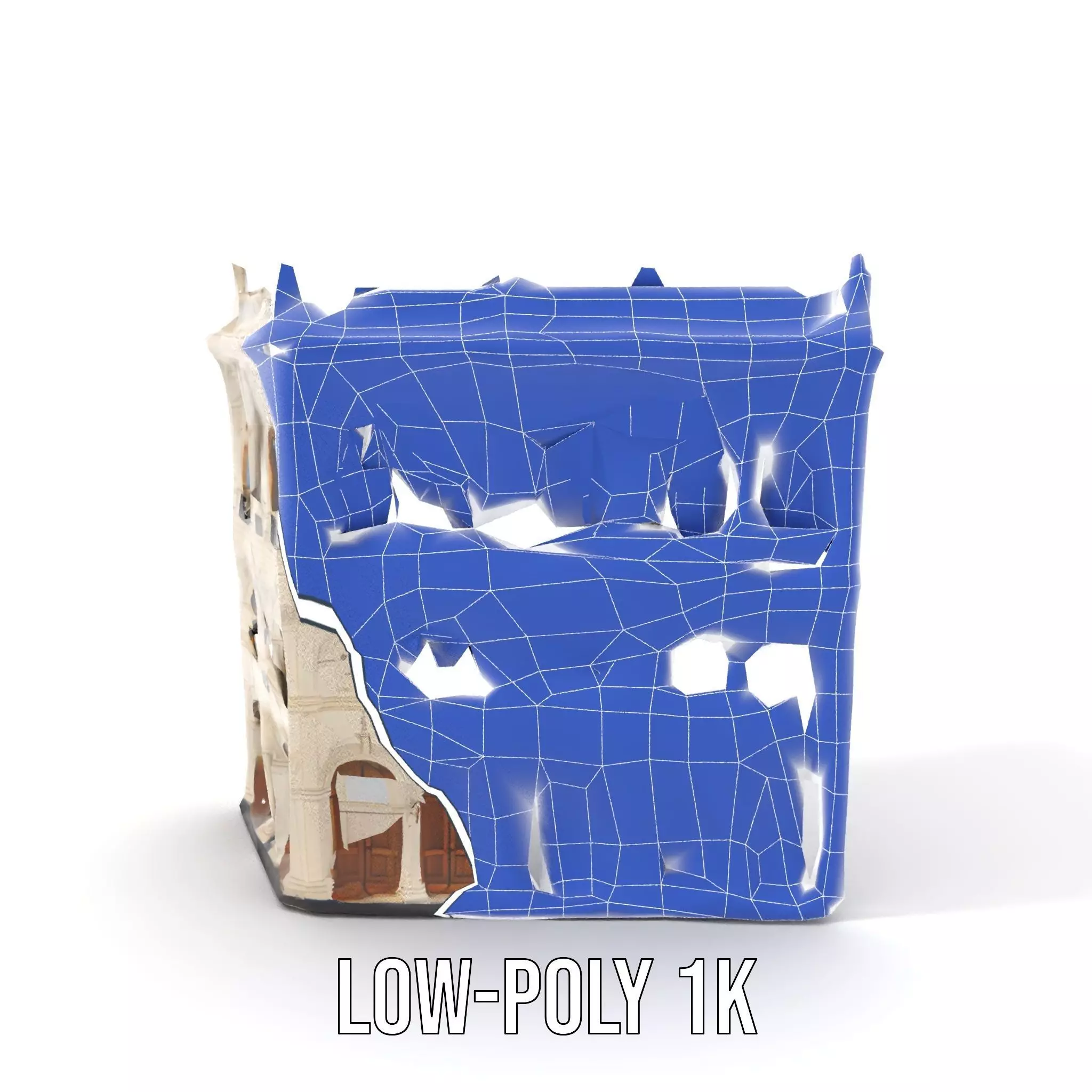 Classic Victorian Building model pack Low-poly 3D model_14