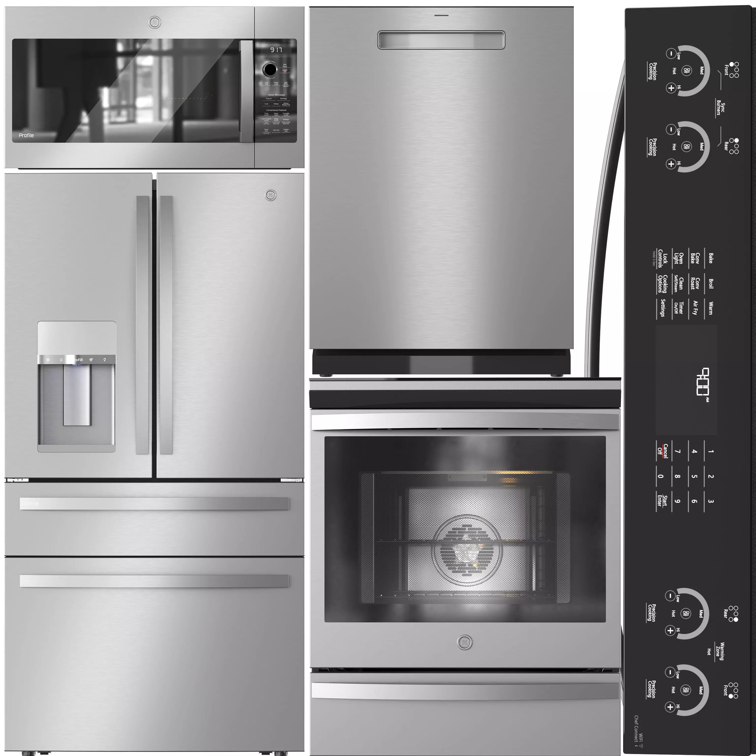 GE Appliance Collection 14 3D model_0
