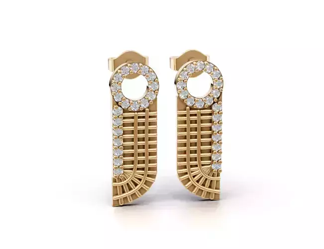 Earring Currents 3D print model