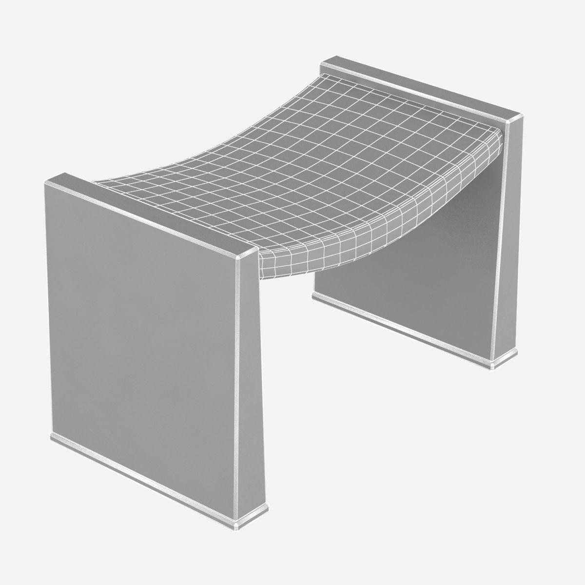Ralph Pucci - tabouret hadrien - van der straeten 3D model_7