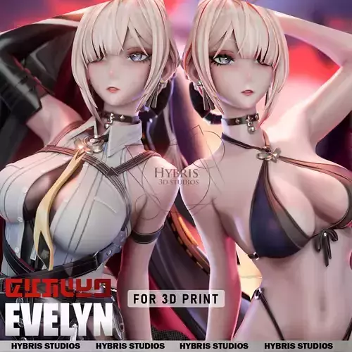 Evelyn Chevalier from Zenless Zone Zero Commercial Package 3D print model