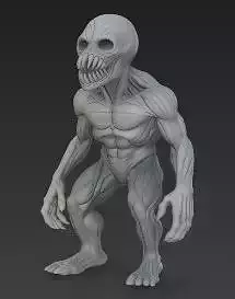  Zumbi de Sangue -  fanmade - ordem paranormal 3D model
