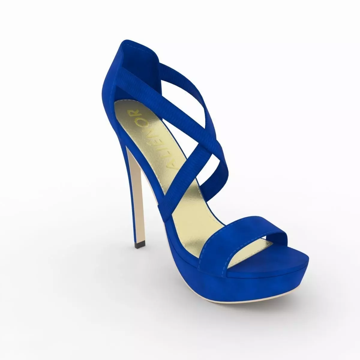 Lady Shoes - High Heels 3D model
