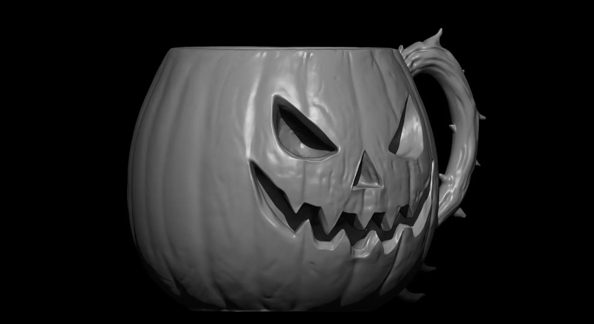 Jack o Lantern Coffee Mug 3D print model_3