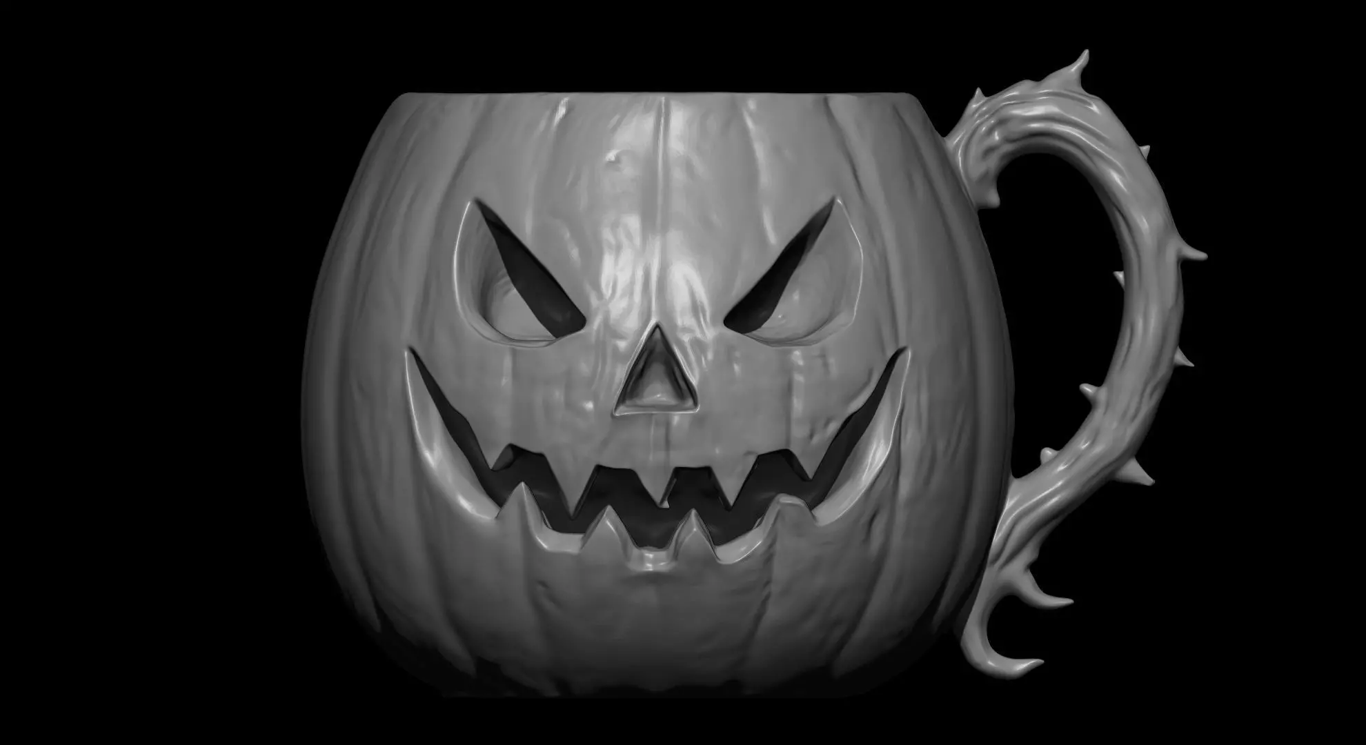 Jack o Lantern Coffee Mug 3D print model_1
