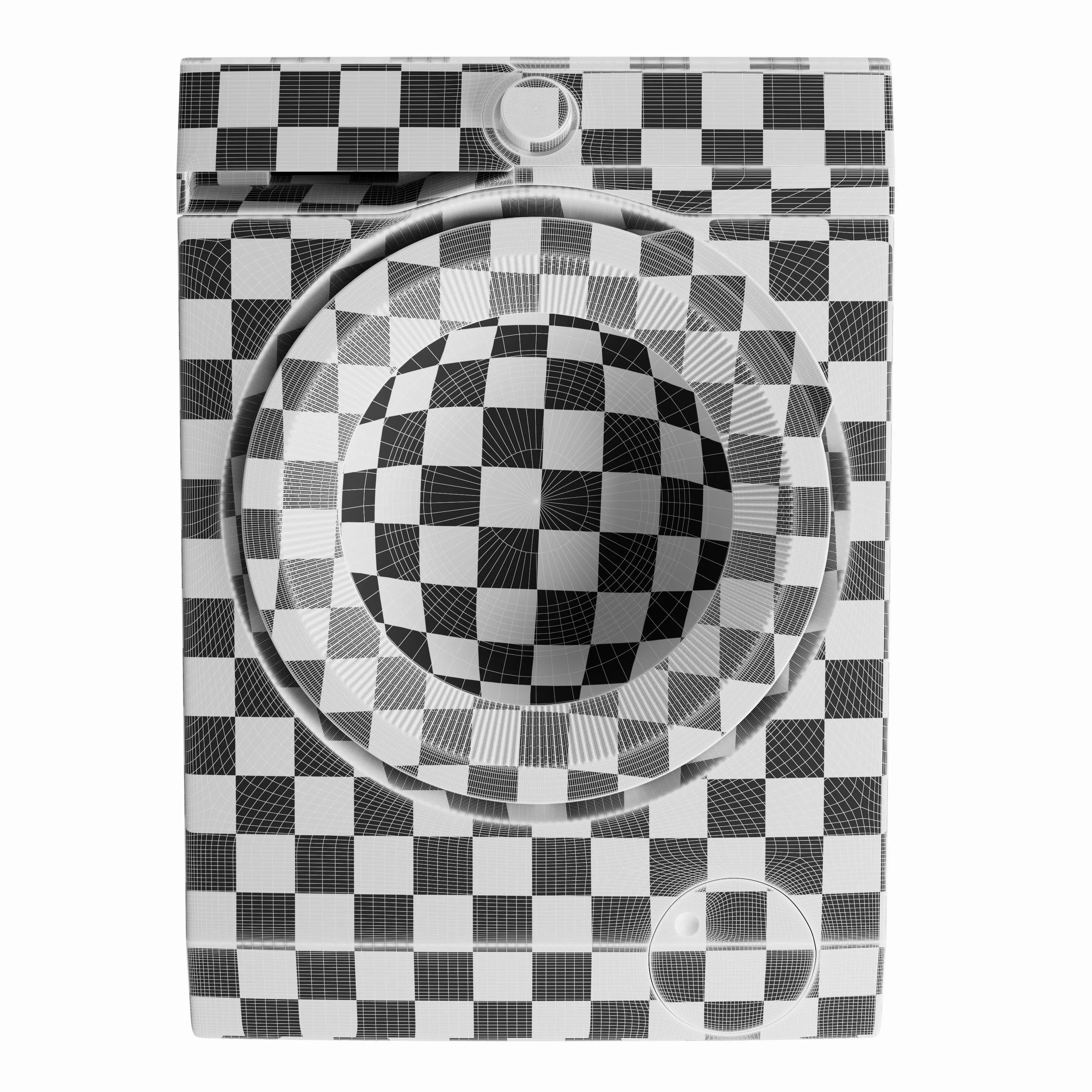 AEG WASHING MACHINE 3D model_5