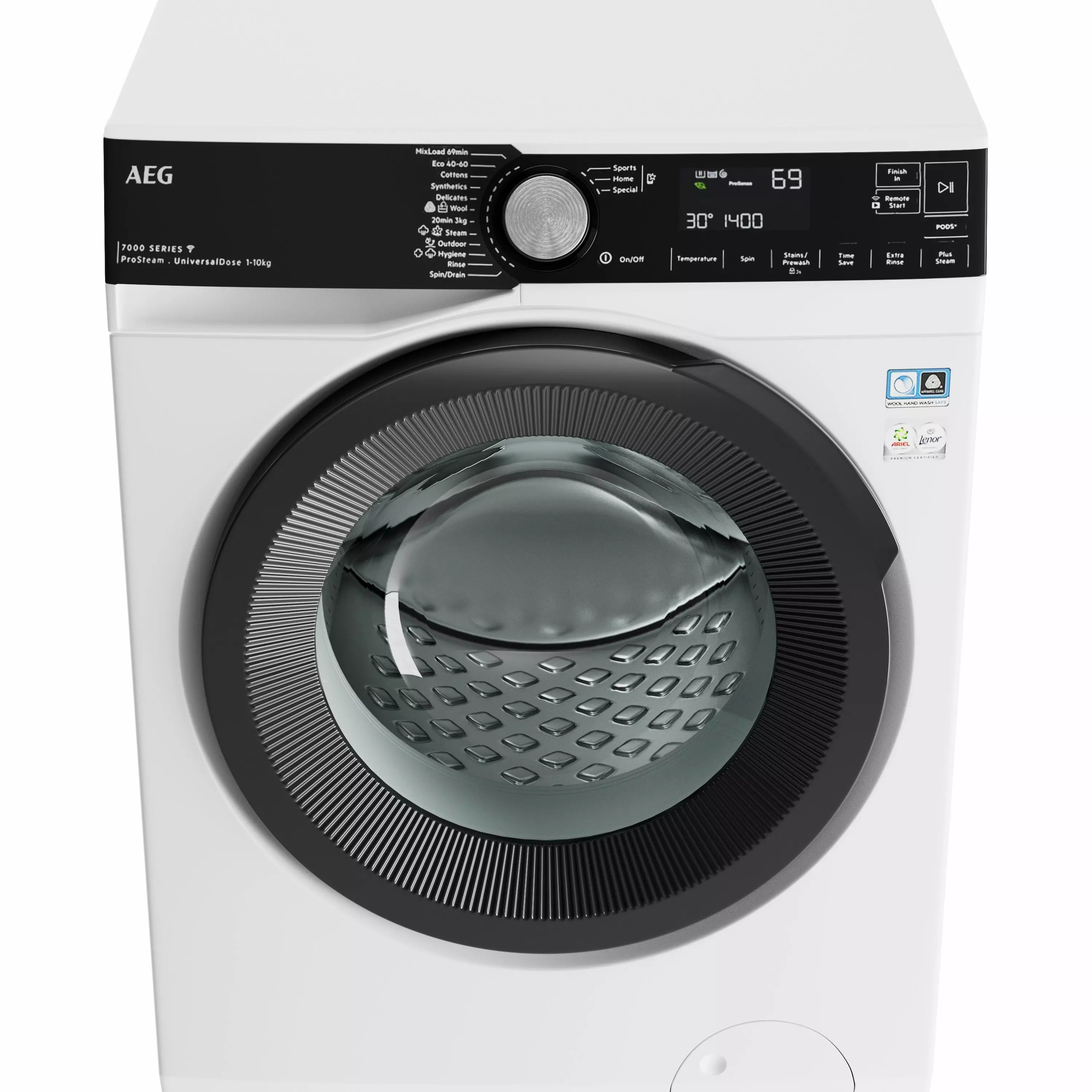 AEG WASHING MACHINE 3D model_4