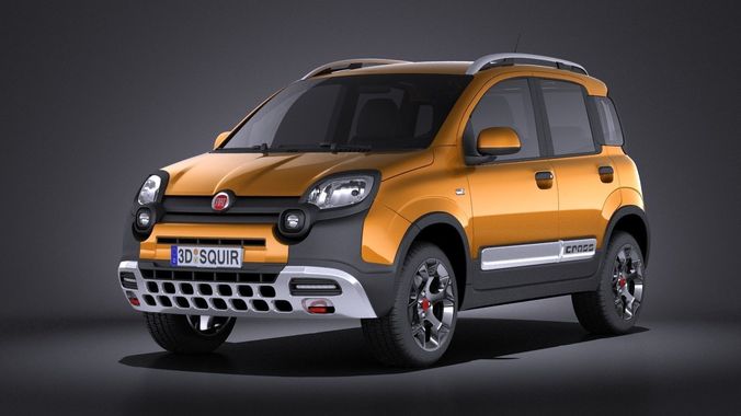 Fiat Panda Cross Country 2014 VRAY 3D model