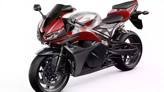 High-Detail Motorcycle Honda CBR600RR 2009
