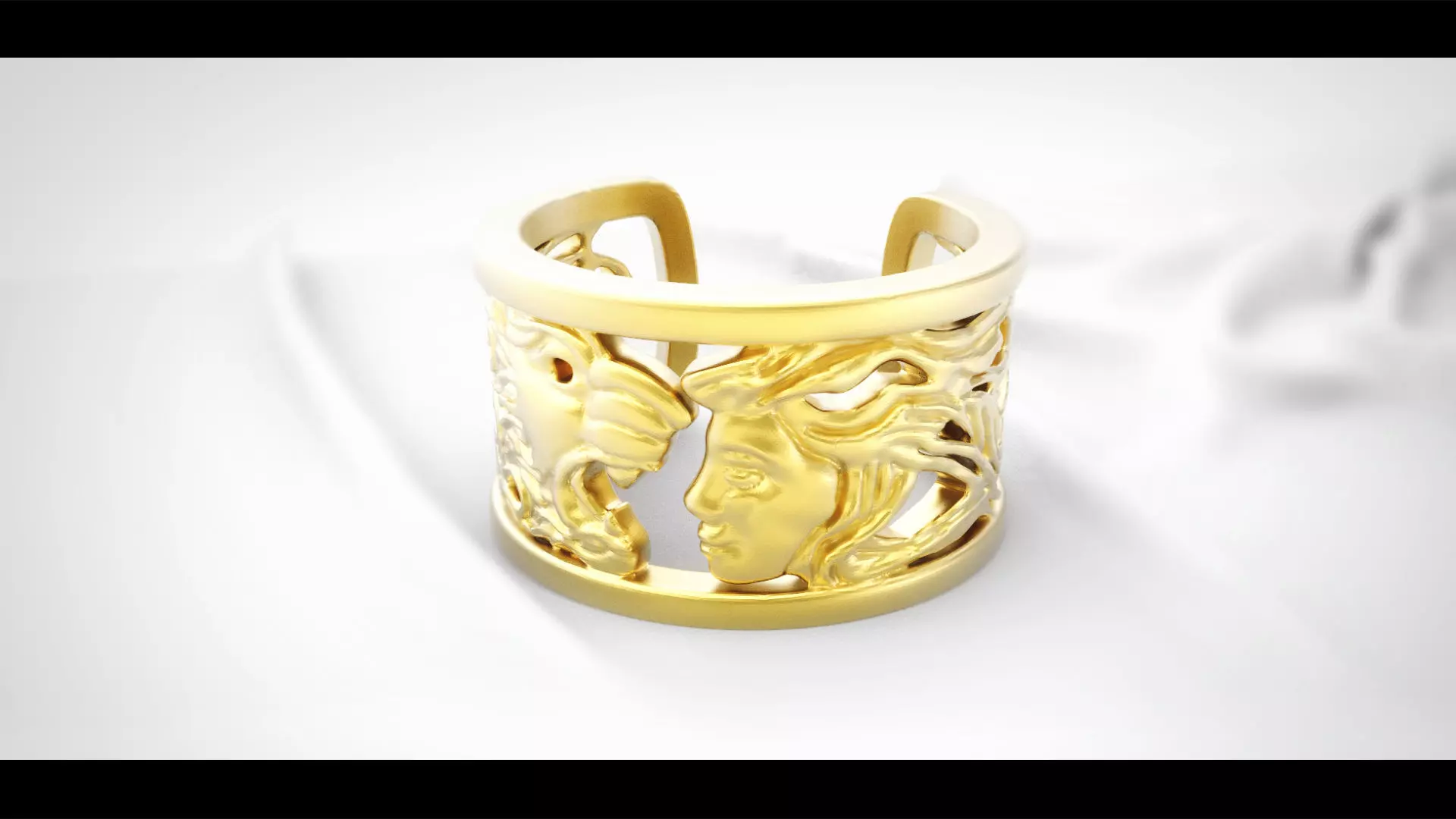 Lion vs Female 3D print model