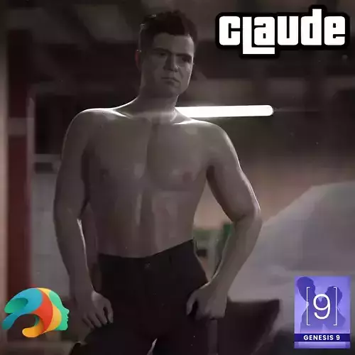 Claude Character for Genesis 9 3D model